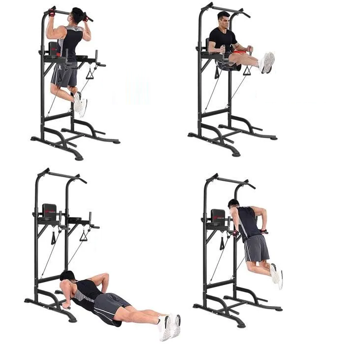 120.000F Barre de traction ajustable musculation dips station778045555